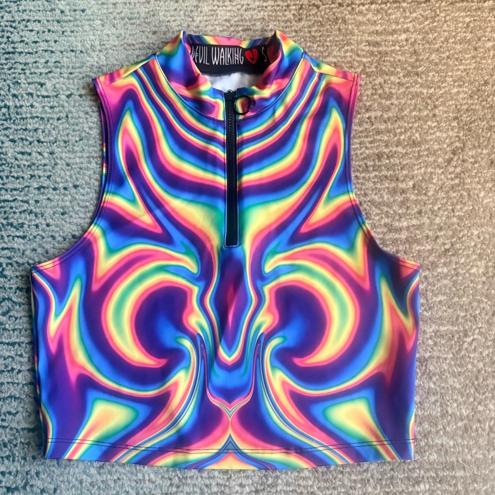 Devil Walking Crop Top